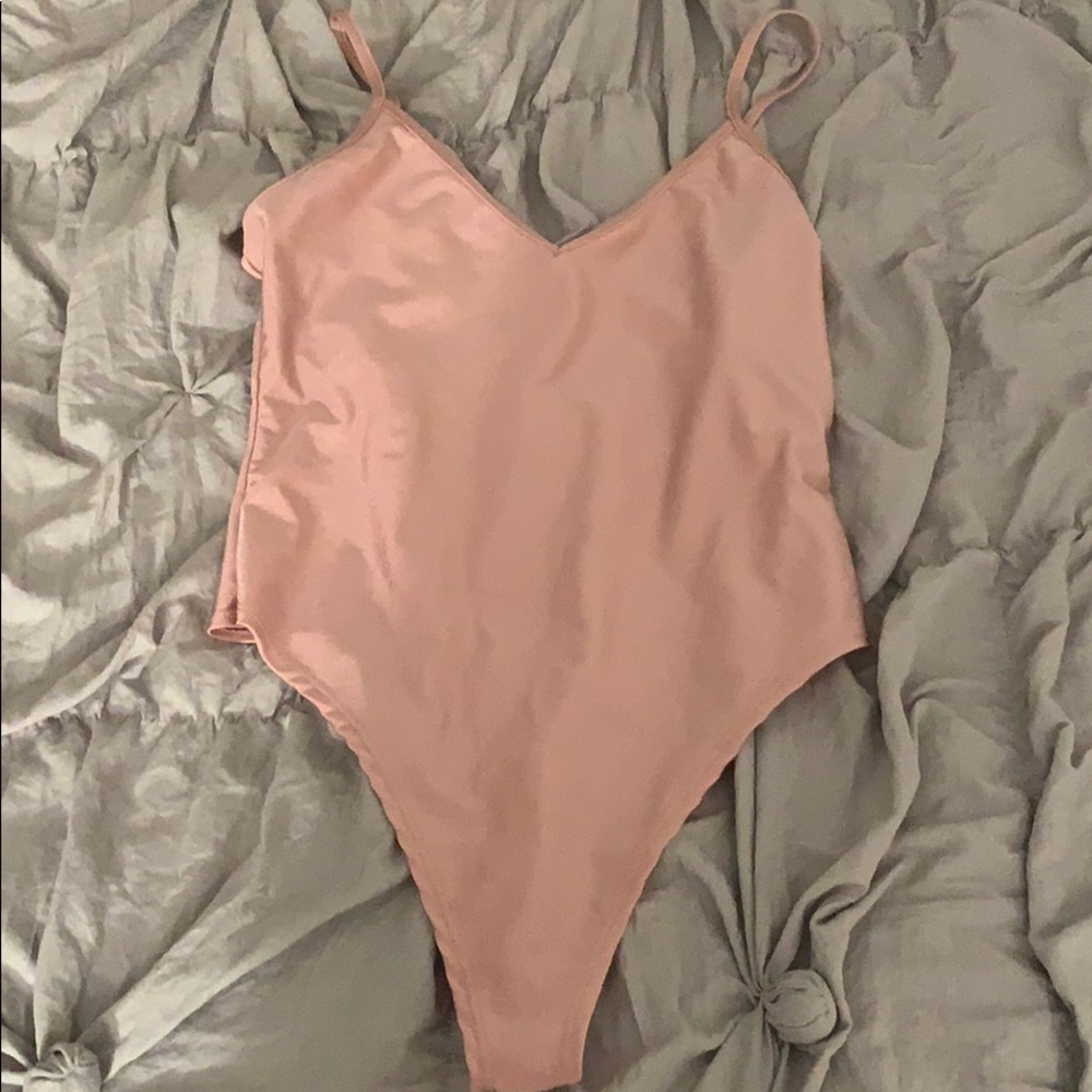Satin body suit
